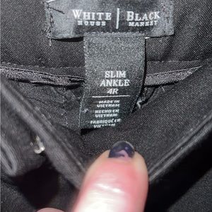 Women’s White House Black Market Elle Slim Ankle Comfort Stretch Pants size 4 R